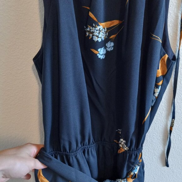 Baltic Born Navy Alameda Halter Jumpsuit NWT - Picture 4 of 5